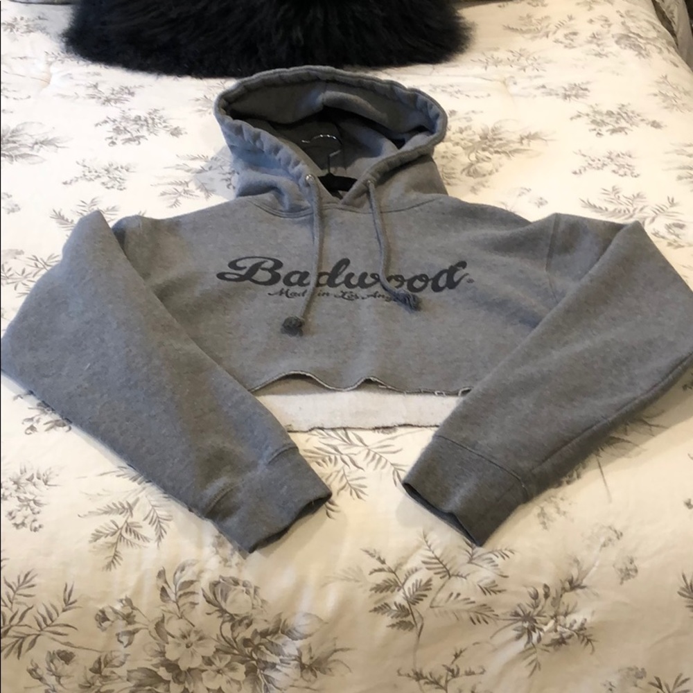 Badwood Cropped Hoodie
